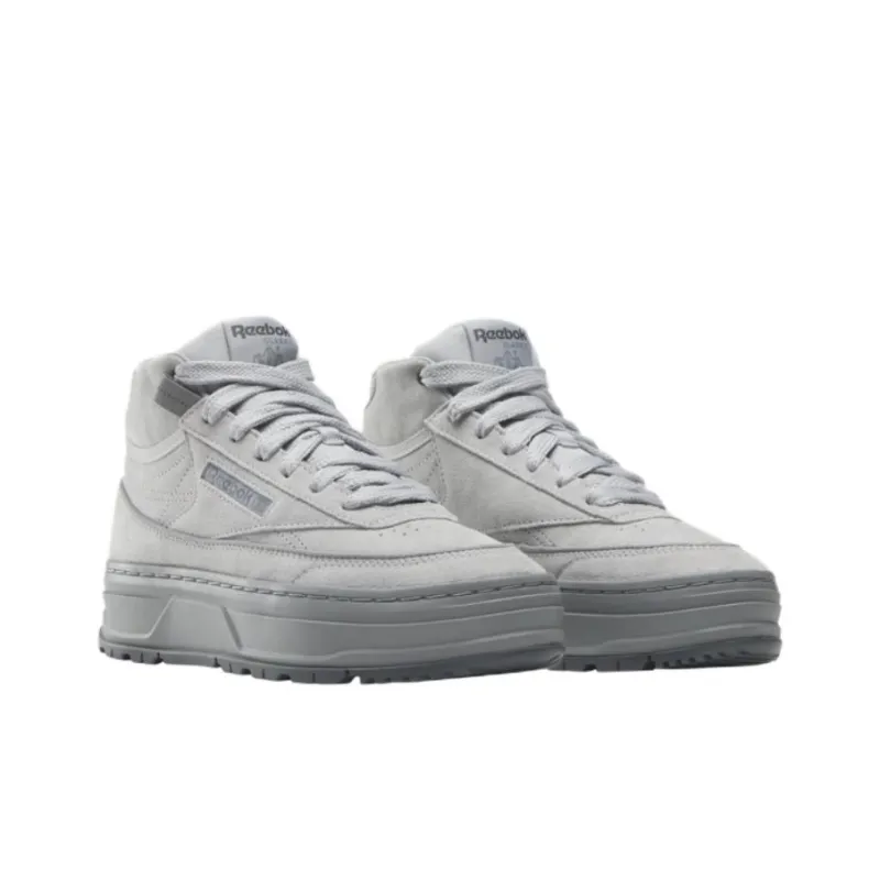 Reebok Women's Club C Geo Mid 'Pure Grey' Women's-3