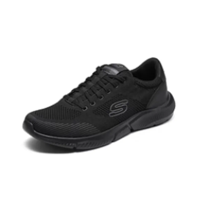 Skechers Arch Fit Shock Absorbers Slip Resistant, Abrasion Resistant, Lightweight Low Top Casual Shoes Men's Black-2