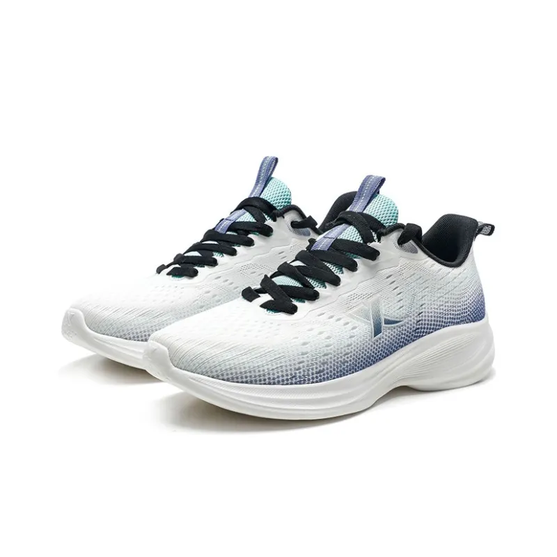 XTEP Running Shoes Men Low Top Sail White/Purple Blue/Tranquil Blue-2
