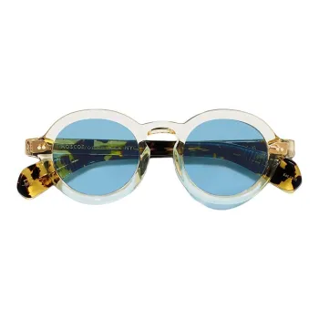 MOSCOT Acetate Oval Sunglasses Unisex Transparent