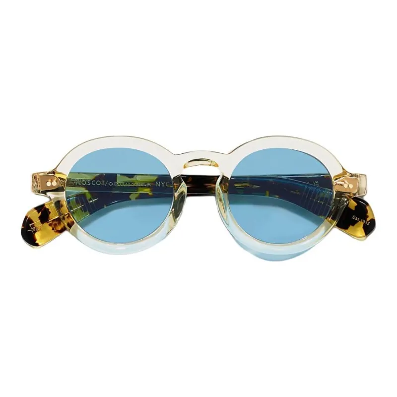 MOSCOT Acetate Oval Sunglasses Unisex Transparent-0