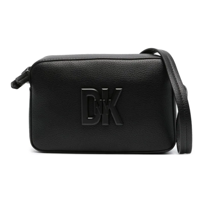 DKNY Calfskin Camera Bag Shoulder Bag Crossbody Bag Regular Women's Black-0