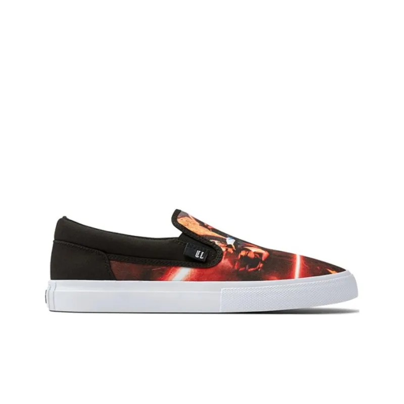 XINGZHAN x DC Shoes Slip-Resistant Cushioning Low-Top Skateboard Shoes Unisex Red-1
