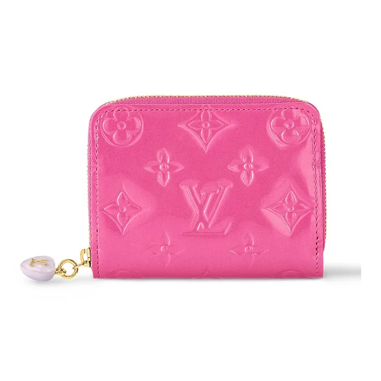 LOUIS VUITTON Zippy Coin Purse Neon Pink-1