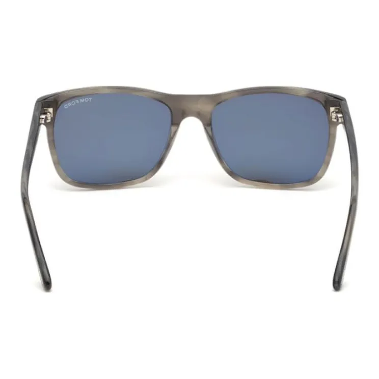 TOM FORD Acetate Irregular Shape Sunglasses Men's Green-3
