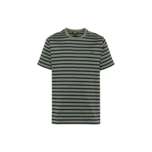 A.P.C T-Shirts Men Brown