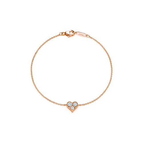 TIFFANY & CO. 18K Rose Gold Diamond Bracelets Women's Rose Gold