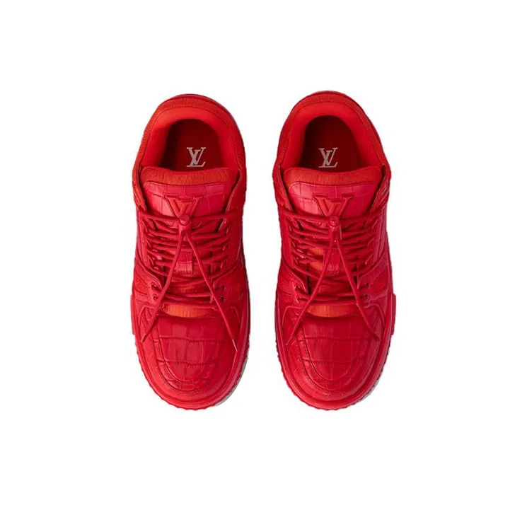 LOUIS VUITTON LV Trainer Maxi Sneaker Red-2