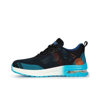 Blue Gull Shield Cushioning Lightweight Low Top Outdoor Shoes Unisex Blue Black