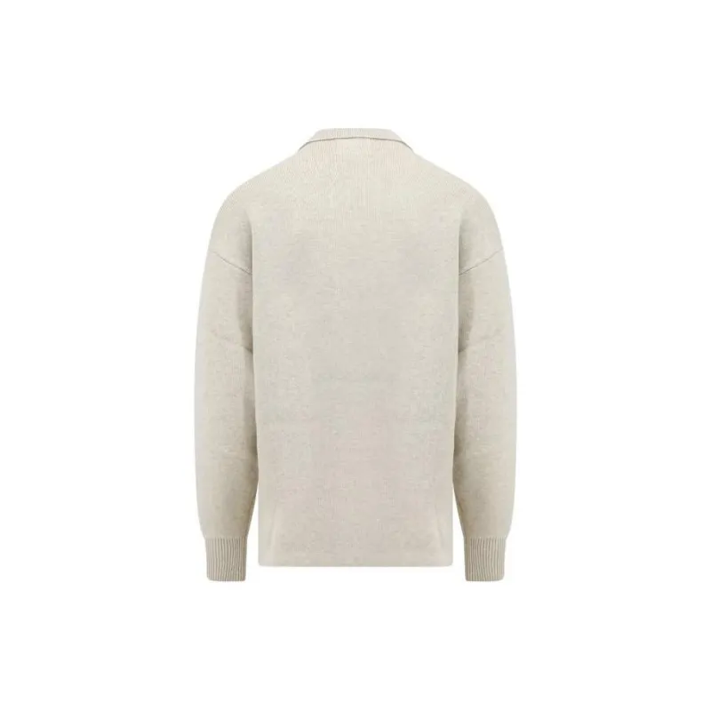 ISABEL MARANT Polo Collared Knitted Jumper-1