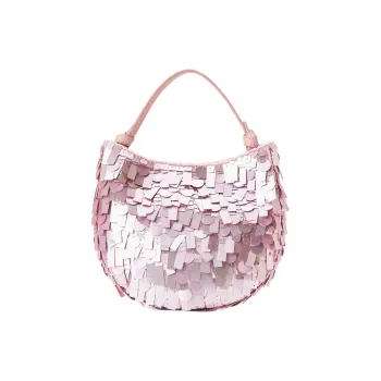 Staud Crescent Paillette-embellished Tote Bag