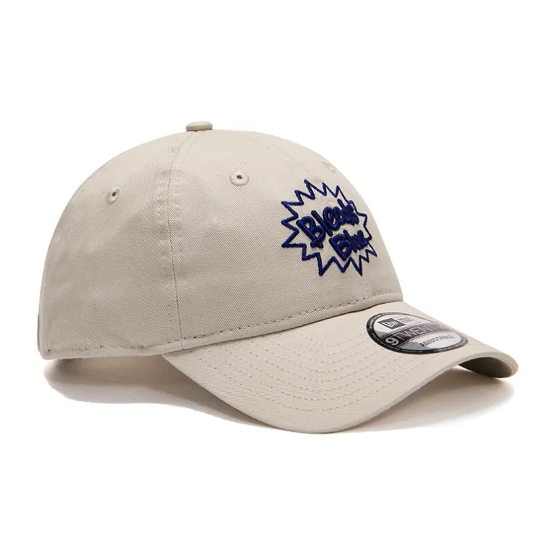 New Era Cotton Baseball Caps Unisex Ivory White-2
