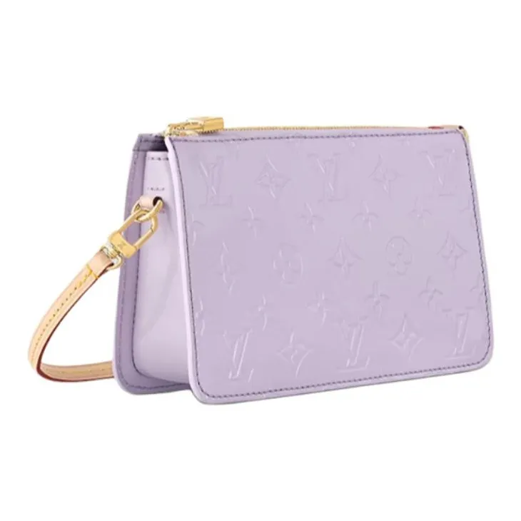 LOUIS VUITTON Lexington Pouch Glossy Lilac-1