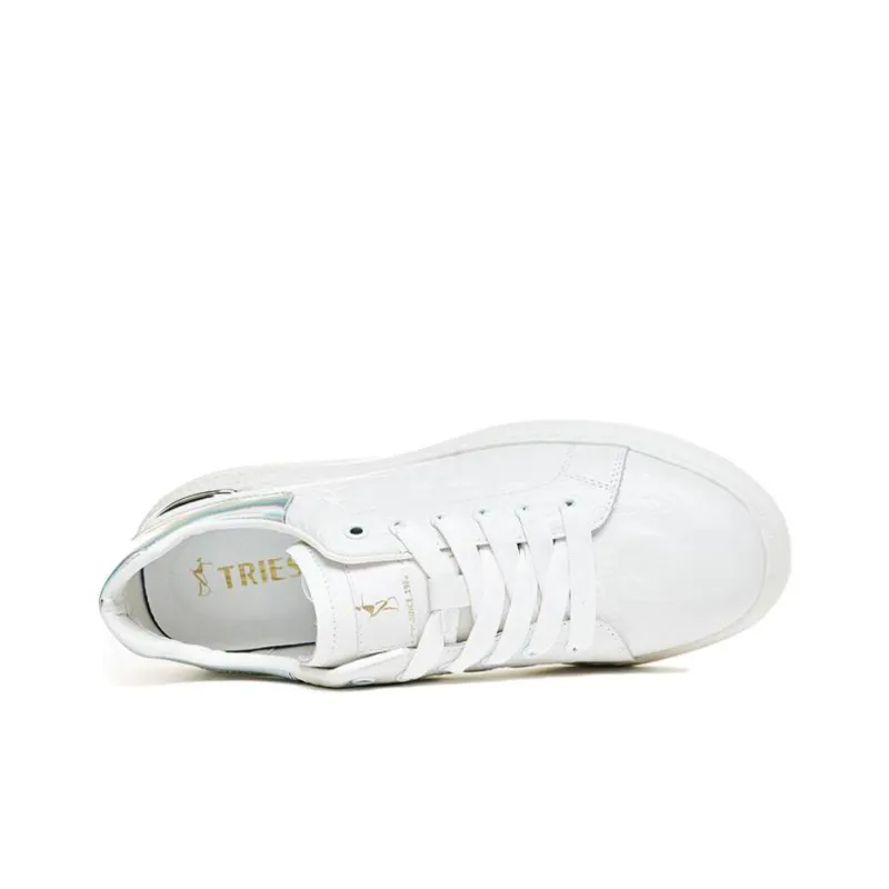 Wit Low Top Casual Shoes Men's White-3