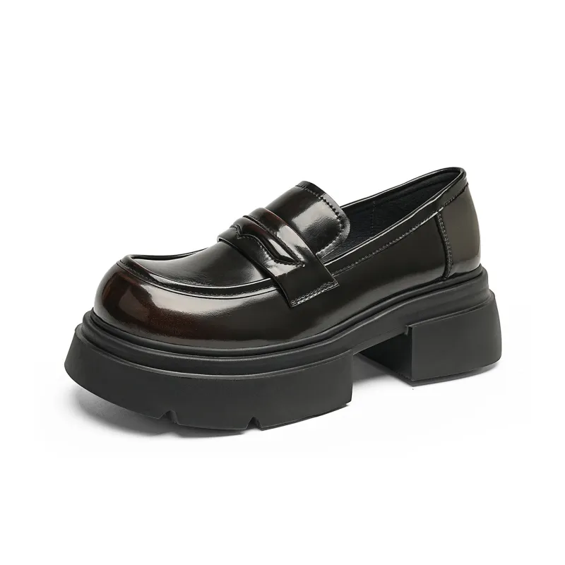 EBLAN Loafers Women's Brown-1