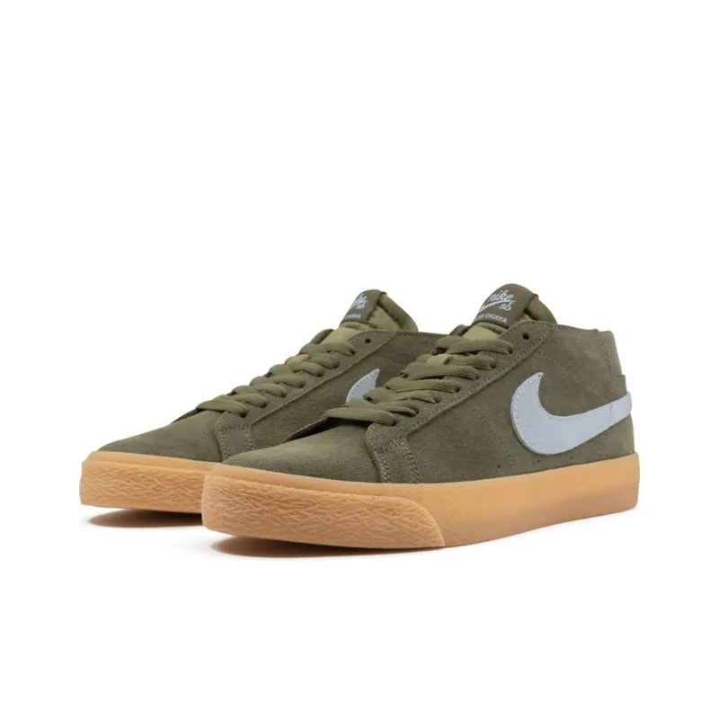 Nike Sb Zoom Blazer Chukka Medium Olive Light Armory Blue-1