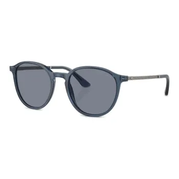 GIORGIO ARMANI Irregular Shape Sunglasses Men's Blue