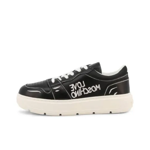 LOVE MOSCHINO Low-Top Skateboard Shoes Women's Black