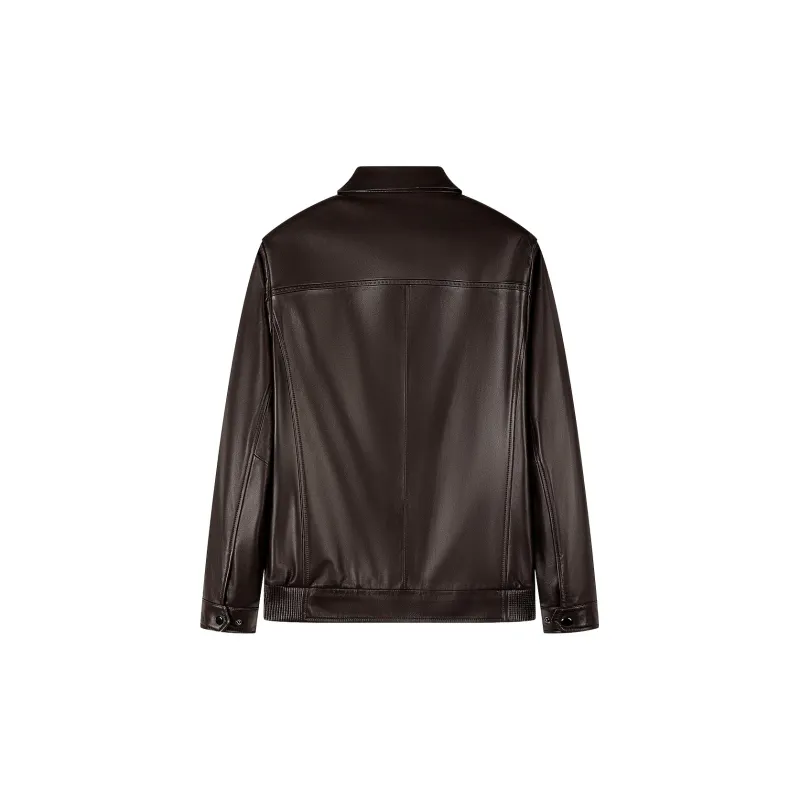 SEVEN Genuine Leather Leather Jacket Men's-1