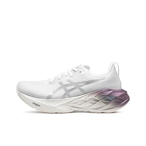 Asics Women's Novablast 4 Platinum 'Real White Pure Silver'