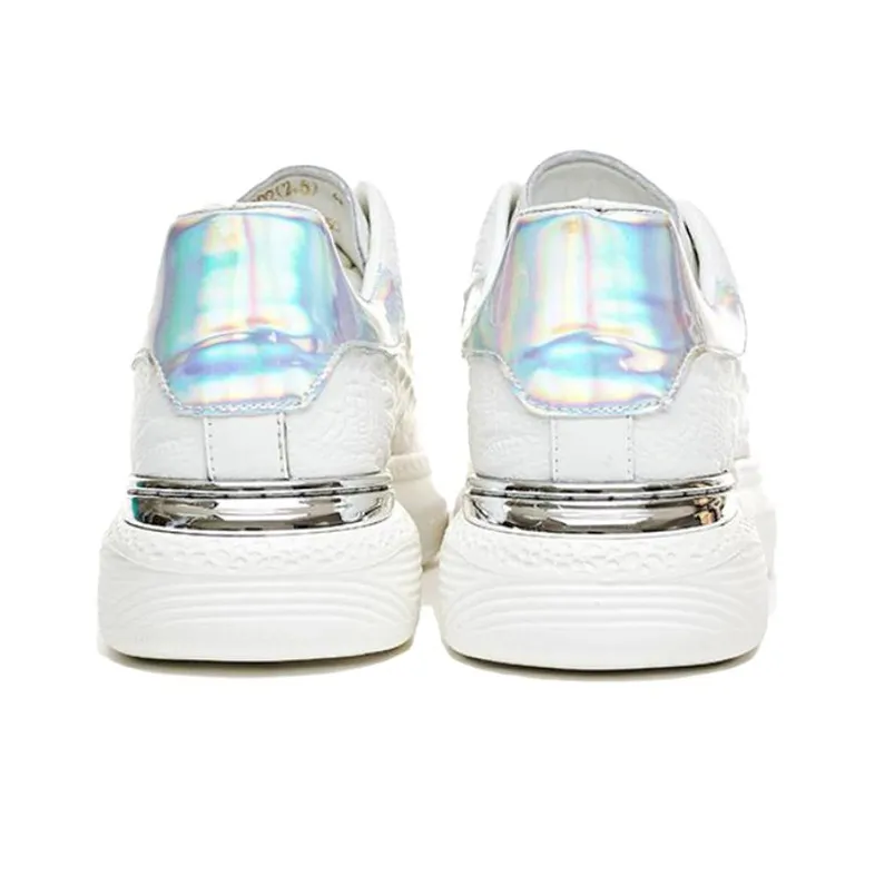 Wit Low Top Casual Shoes Men's White-4