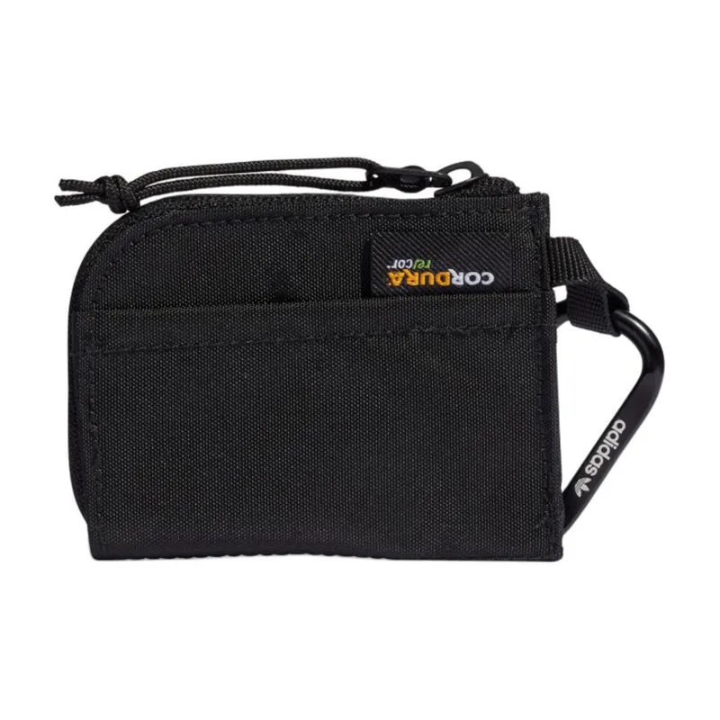 Adidas Originals Recycled Nylon Wallet Small Size Unisex Black-2
