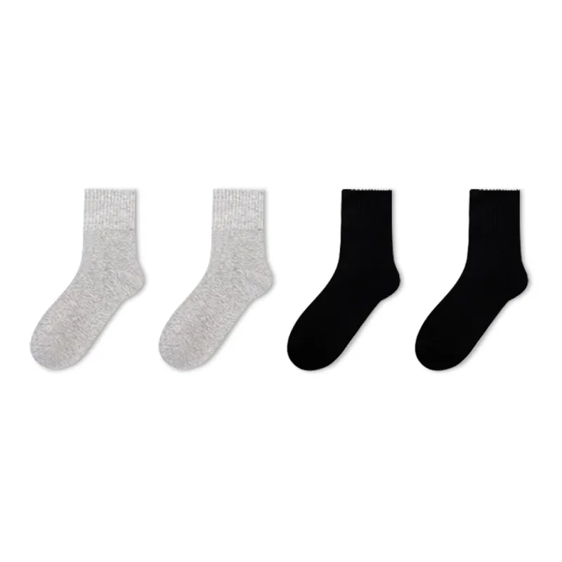 LUOLIAN Mid Calf Socks Women's 4 Pack-20