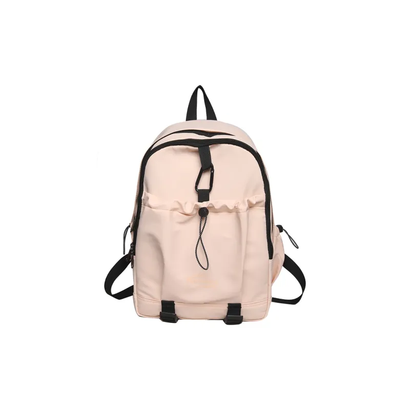 Deli Bear Polyester Laptop Backpack Regular Unisex White/Pink/Black-7