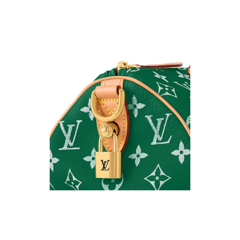 LOUIS VUITTON Speedy P9 Bandoulière 25 Monogram Leather Green-5