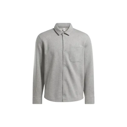 Reebok CLASSIC WDE FLC OVERSHIRT Jackets Coats Unisex Gray