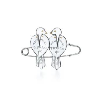 TIFFANY & CO. Brooches Women's Silver