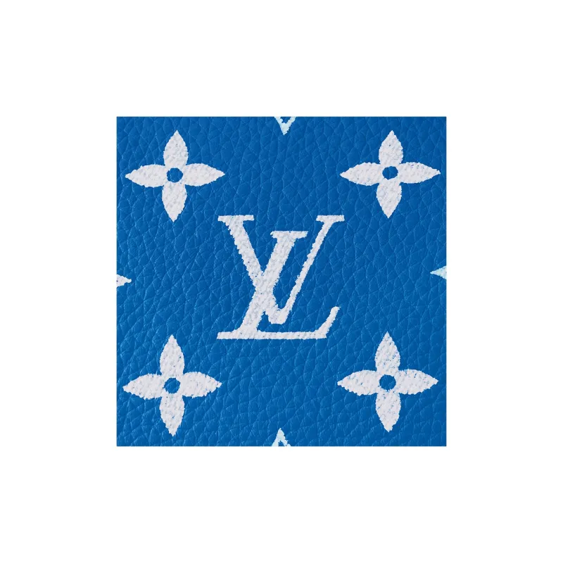 LOUIS VUITTON Speedy P9 Bandoulière 25 Monogram Leather Blue-7