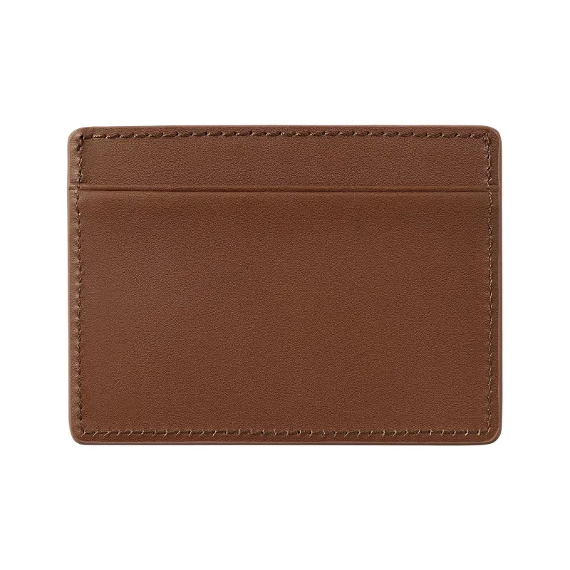 Carhartt WIP Cow Leather Card Holder Regular Unisex Tan-2