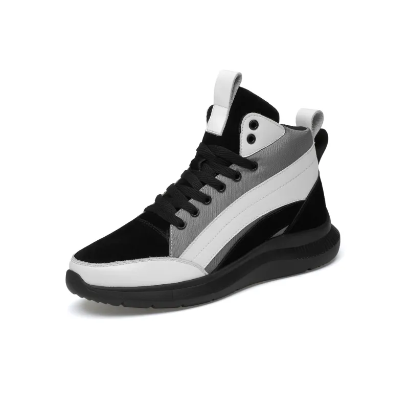 Mansion Bull Cushioning Height Increasing High Top Running Shoes Men's-11