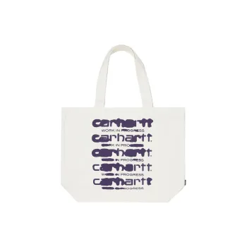 Carhartt WIP Cotton Tote Bag Shopping Bag Shoulder Bag Handbag Regular Unisex Beige