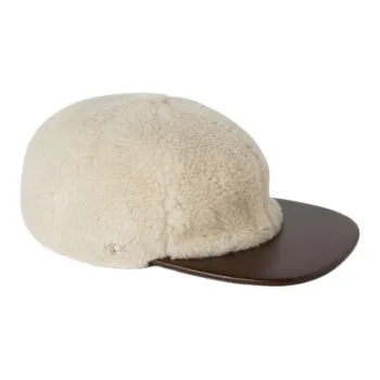 Loro Piana Cashmere Baseball Caps Women's Beige