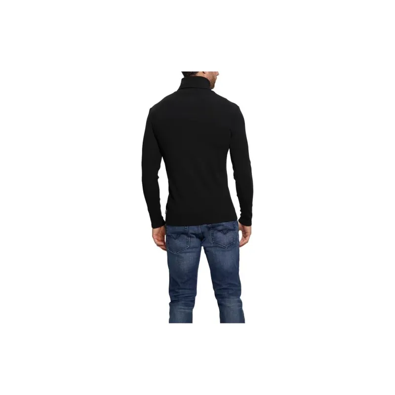GUESS Mateo Turtleneck Tee T-Shirt Men's Black-1