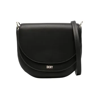 DKNY Logo-lettering Leather Crossbody Bag