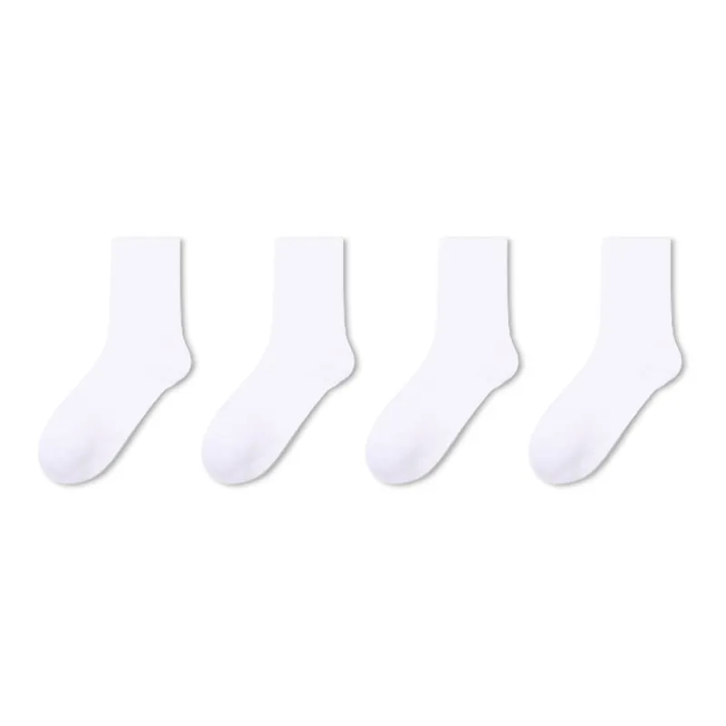 LUOLIAN Mid Calf Socks Women's 4 Pack-32