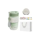 [Includes Shopping Bag+Sticker *2 3D Effect Stickers *6]Ceramic Liner Soft Mist Green 400ML