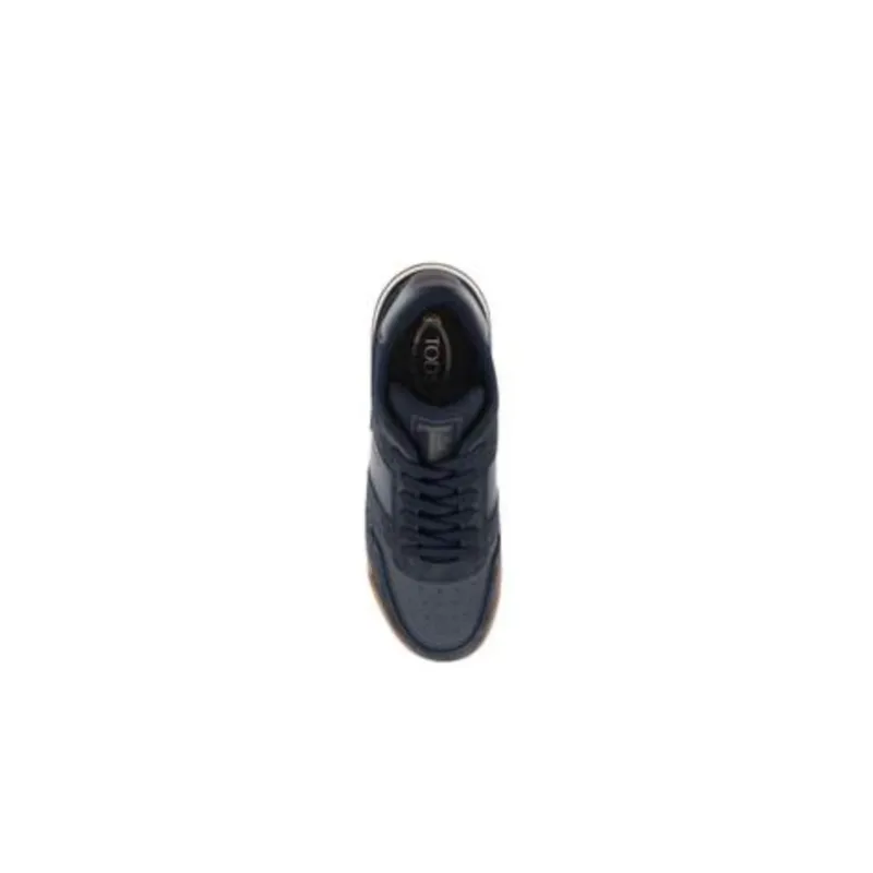 TOD'S Cassetta Leather Panelled Sneakers-3