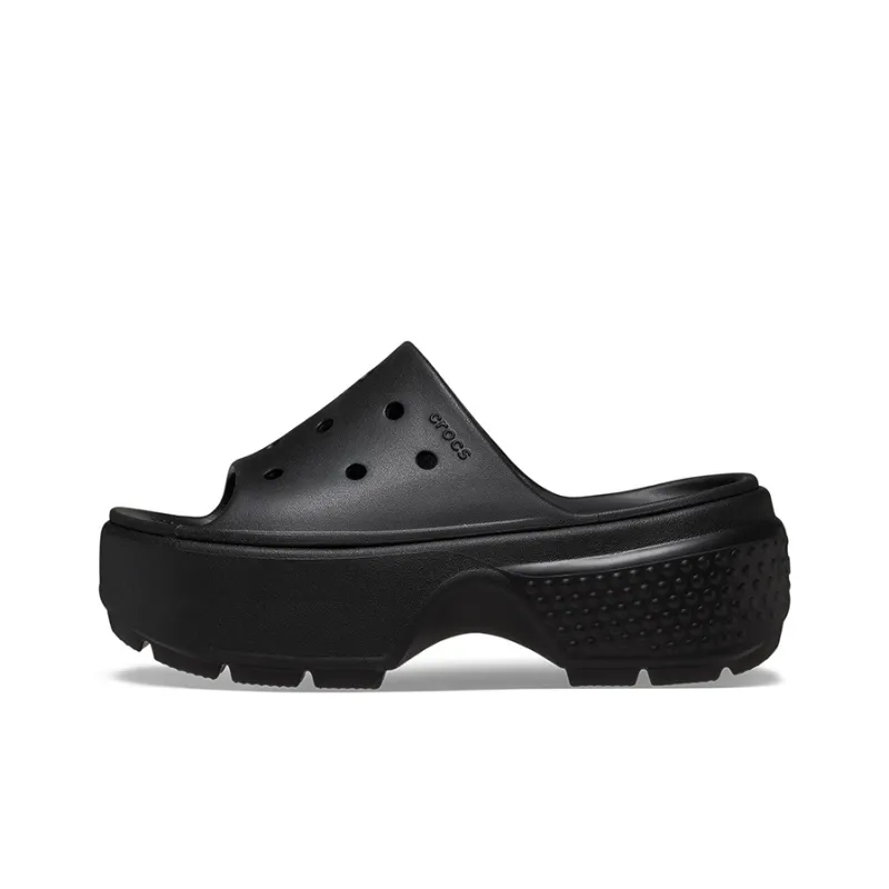 Crocs Stomp Slides 'Black' Women's-0