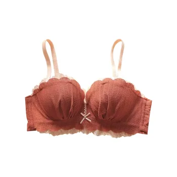 Flowers In Water Bra Women's Cherry Blossom Red