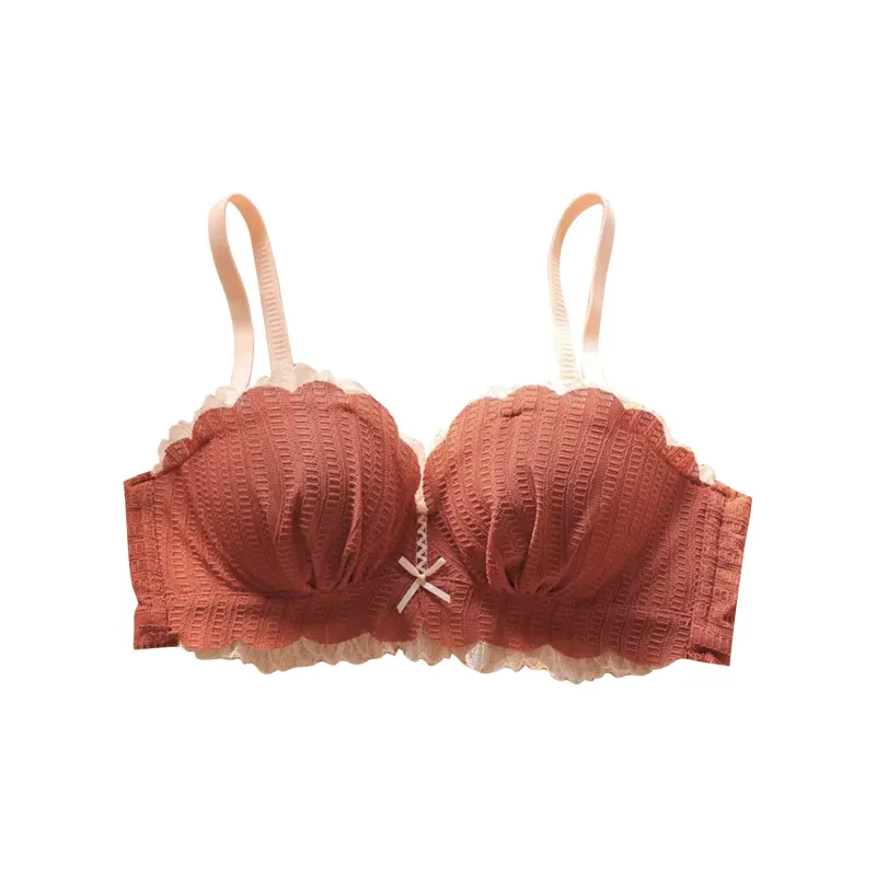Flowers In Water Bra Women's Cherry Blossom Red-0