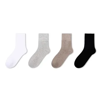 LUOLIAN Mid Calf Socks Women's 4 Pack