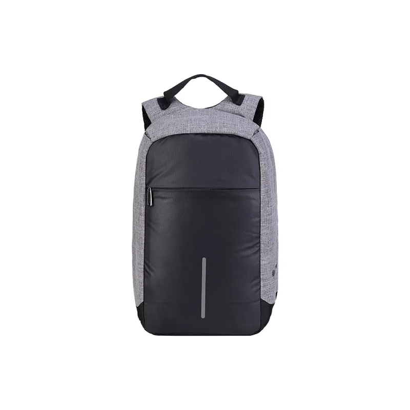 SUISSEWIN Fabric Laptop Bag Regular Unisex Black/Gray-4