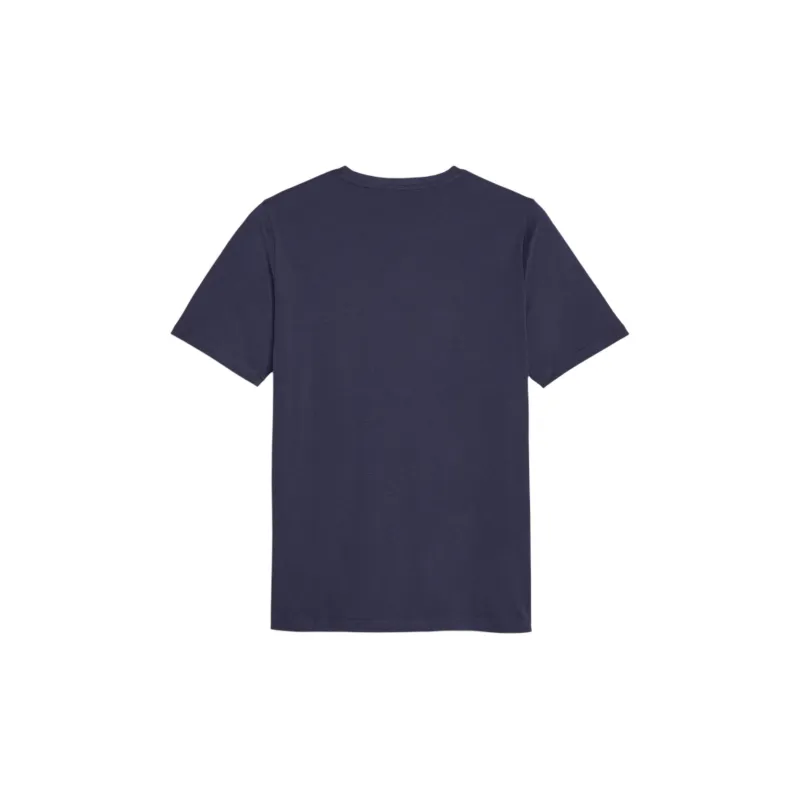 PUMA Ess+ Minimal Gold T-Shirts Men Marine Blue-1
