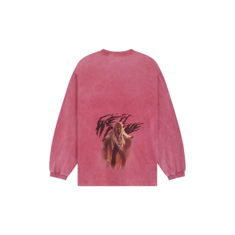 WE11DONE SS24 T Shirt Unisex Pink-1