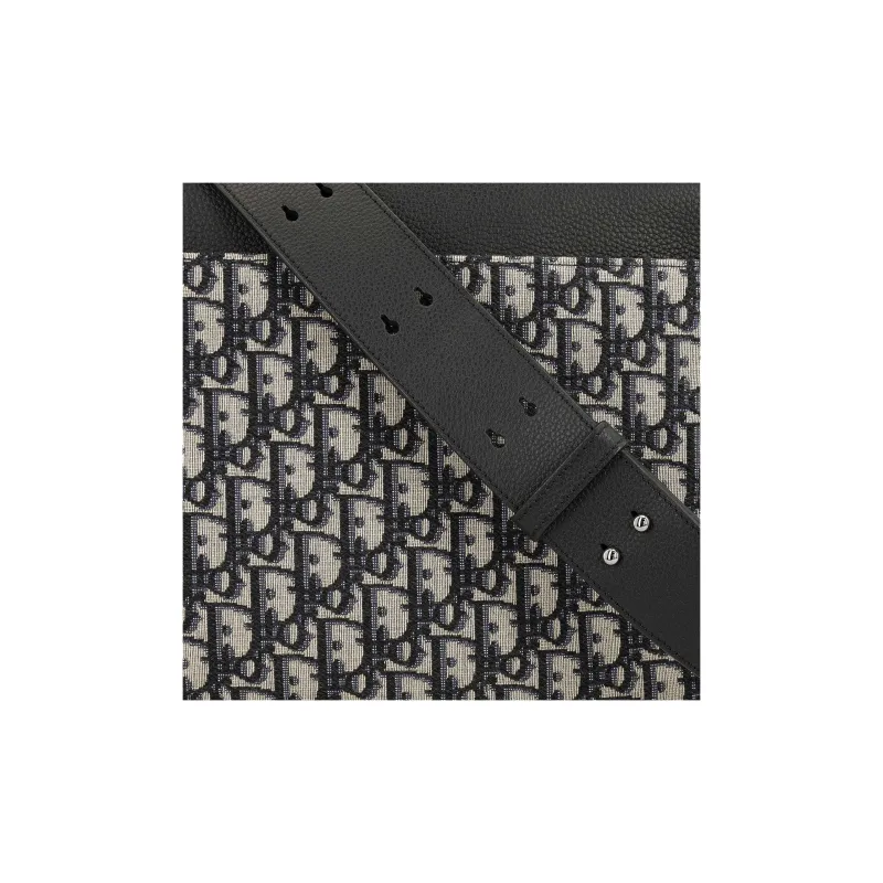 DIOR Saddle Cow Leather Saddle Bag, Shoulder Bag, Crossbody Bag Men's Beige/Black-7