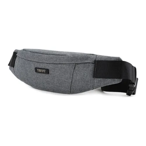 TINYAT Polyester Cell Phone Pouch Sling Bag Cycling Bag Crossbody Bag Shoulder Bag Small Size Unisex Gray/Blue/Black